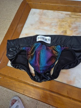 Jockstrap BELTRIMEN Lycra Negro Multicolor