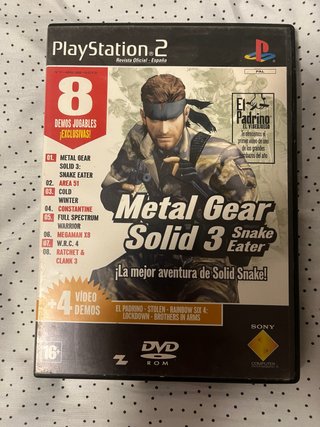 Metal Gear Solid 3 PS2 Revista Oficial