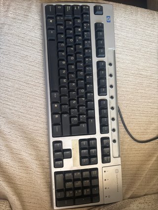 Teclado HP Negro/Plateado