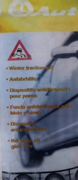 Kit invierno coche Auto Sock y rasqueta