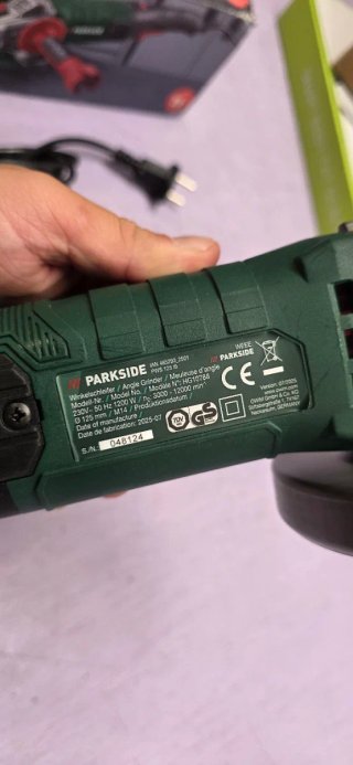 Amoladora Angular Parkside PWS 125 F6