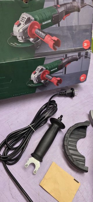 Amoladora Angular Parkside PWS 125 F6