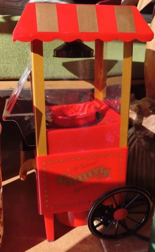 Máquina de Palomitas Roja Estilo Vintage