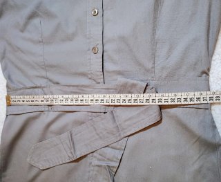 Camisa/vestido gris con cinturón
