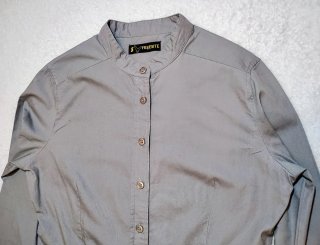 Camisa/vestido gris con cinturón