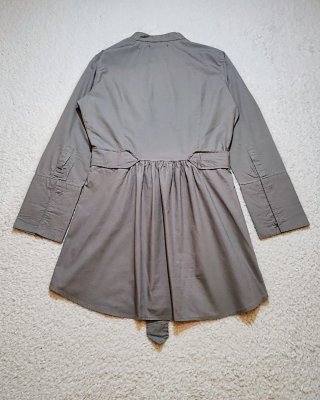 Camisa/vestido gris con cinturón