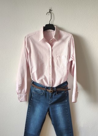 Camisa rosa mujer