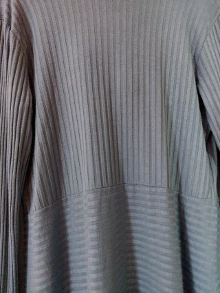 Cardigan plissé azzurro taglia unica