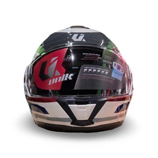 Casco Modular Unik Flip-Back Spectrum Red blue