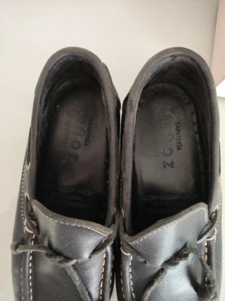 Mocasines Castellanos Piel Unisex Negro