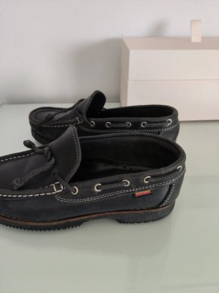 Mocasines Castellanos Piel Unisex Negro