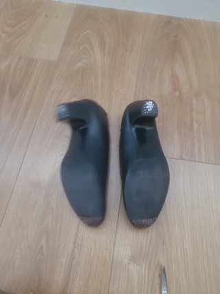 Zapatos de flamenco negros