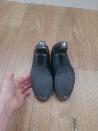 Zapatos de flamenco negros