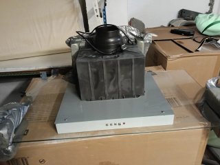 Campana extractora cristal