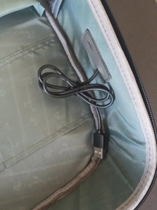 Mochila Pierre Deune portátil gris y negra