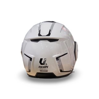 Casco Modular Unik Flip-Back Spectrum White black