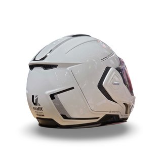 Casco Modular Unik Flip-Back Spectrum White black