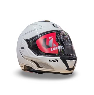 Casco Modular Unik Flip-Back Spectrum White black