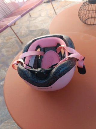 Casco infantil rosa