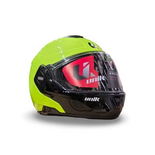Casco Modular Unik Flip-Back Spectrum Yellow fluor