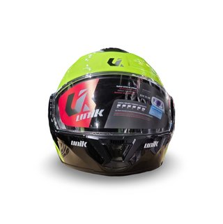 Casco Modular Unik Flip-Back Spectrum Yellow fluor