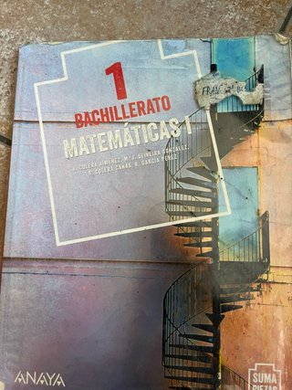 Matemáticas I. 1 Bachillerato