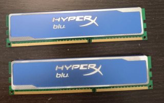 2x 4GB DDR3 Kingston KHX1600C9D3B1/4G