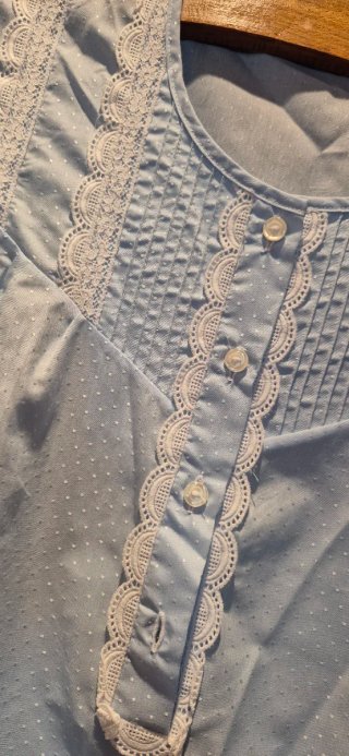 Camisón azul bebé talla M