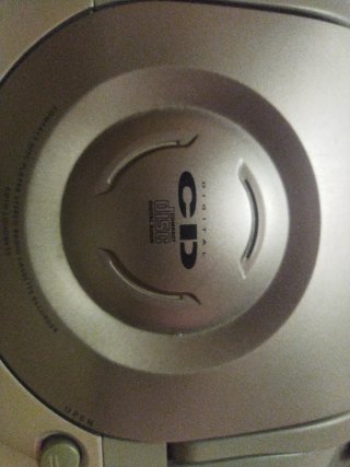 Radiocassette CD LG Plata y Gris