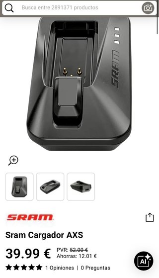 Cargador Batería SRAM AXS Nuevo
