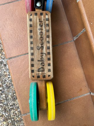 Patinete madera vintage para niños
