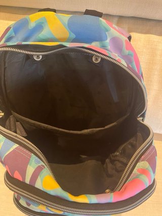 Mochila Totto floral azul