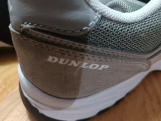 Zapatos Dunlop grises Puntera de hierro Poco uso