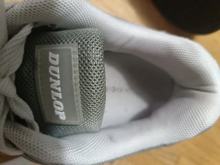 Zapatos Dunlop grises Puntera de hierro Poco uso