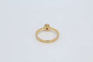 Anillo Oro 18k Solitario Mujer .Ref:043-01-00281.