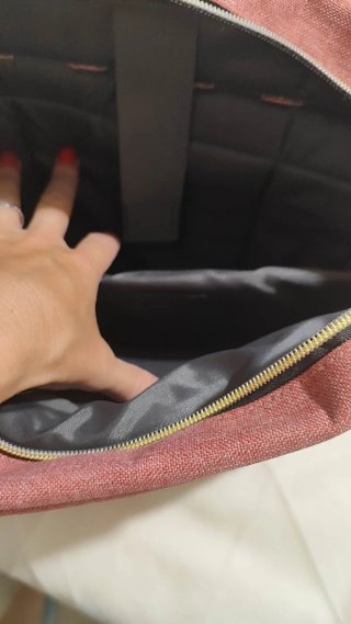 Mochila rosa para ordenador portátil y viaje