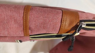 Mochila rosa para ordenador portátil y viaje