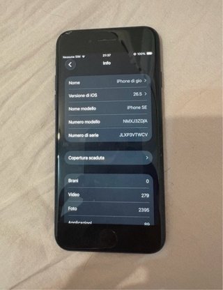 iPhone SE 2022 Nero
