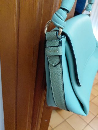 Borsa tracolla verde acqua pastello
