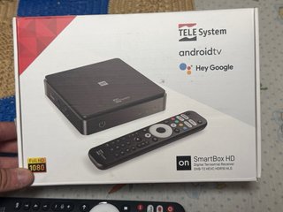 Decodificador TDT Android TV Tele System ON T2 HD
