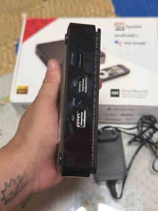 Decodificador TDT Android TV Tele System ON T2 HD