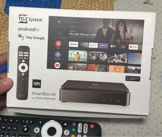 Decodificador TDT Android TV Tele System ON T2 HD