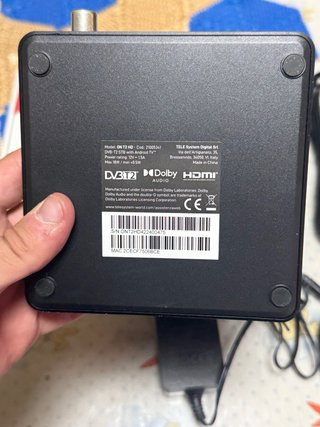 Decodificador TDT Android TV Tele System ON T2 HD