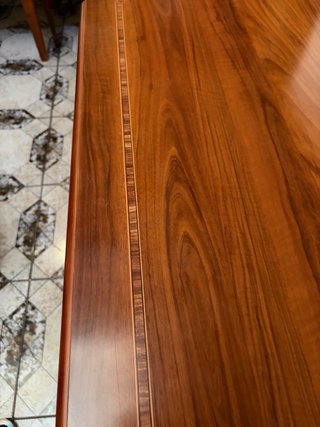 Mesa comedor extensible Nogal