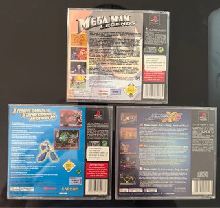 Megaman X4, X6 y Legends PS1