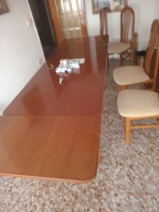 Mesa Comedor Extensible Madera