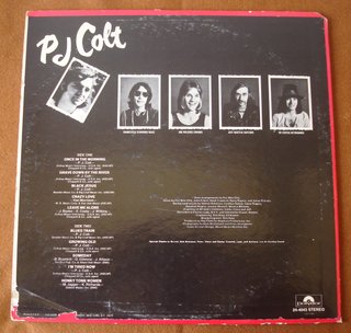 PJ Colt : PJ Colt (USA Rural Rock 1970)