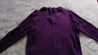 Jersey de punto morado