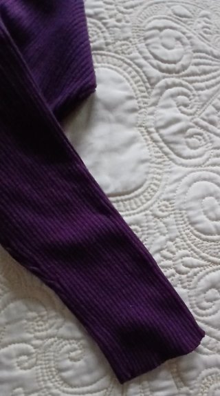 Jersey de punto morado