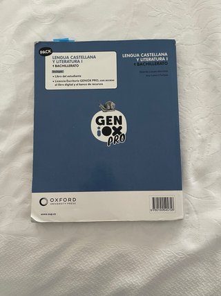 Lengua castellana y literatura I. Libro del est...